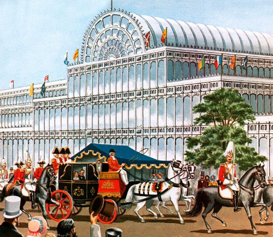 Crystal Palace, erected in London in 1851