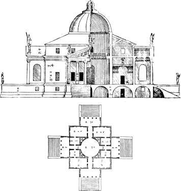 Palladio's plans for the Villa Capra