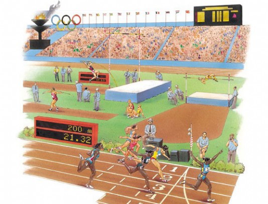Athletics events at the Olympic Games