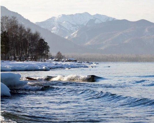 A view of Lake Baikal