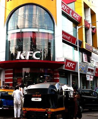 A branch of KFC in Mumbai, India