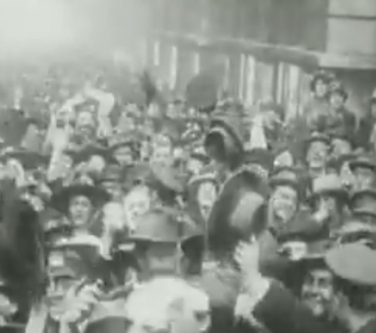 Celebrations on 11th November 1918