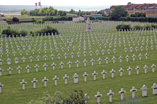 A French World War I cemetery