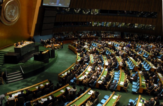 The United Nations Assembly General in 2007