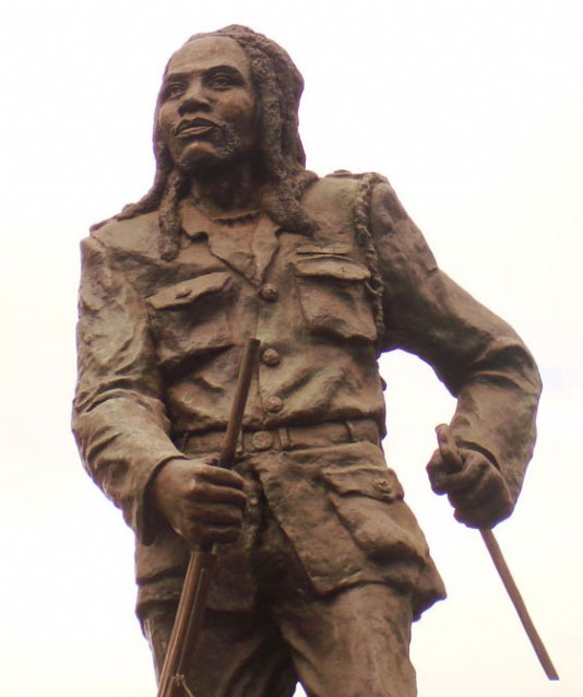 Kenyan rebel leader Dedan Kimathi 