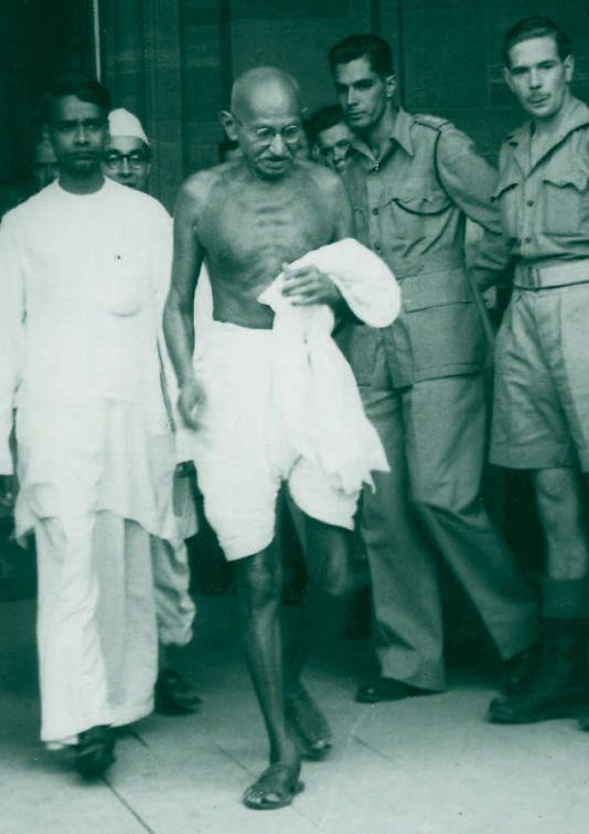 Gandhi led the campaign for Indian independence.