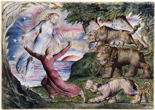 An illustration to Dante's Divine Comedy