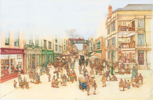 A Victorian street scene