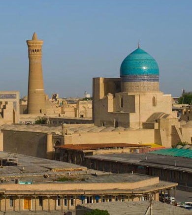 Kalyan Mosque and Minaret in Bukhara, Uzbekistan