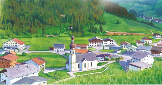 A Swiss mountain valley