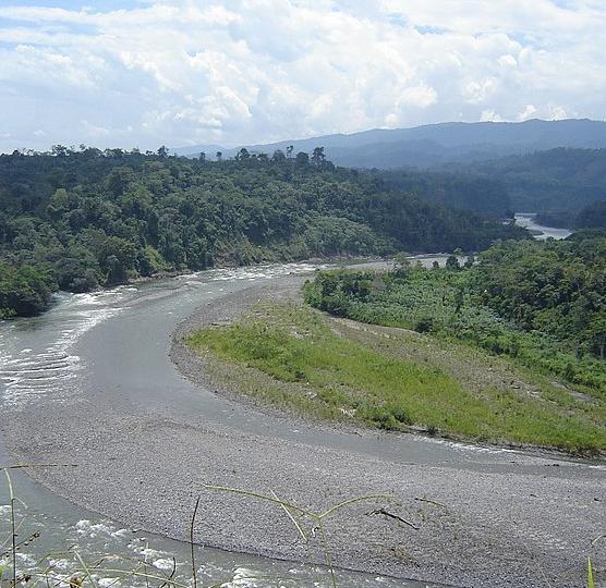 River Upano, Logroño, Ecuador