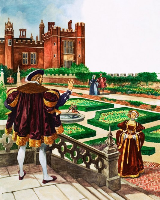 The garden at a nobleman's country house