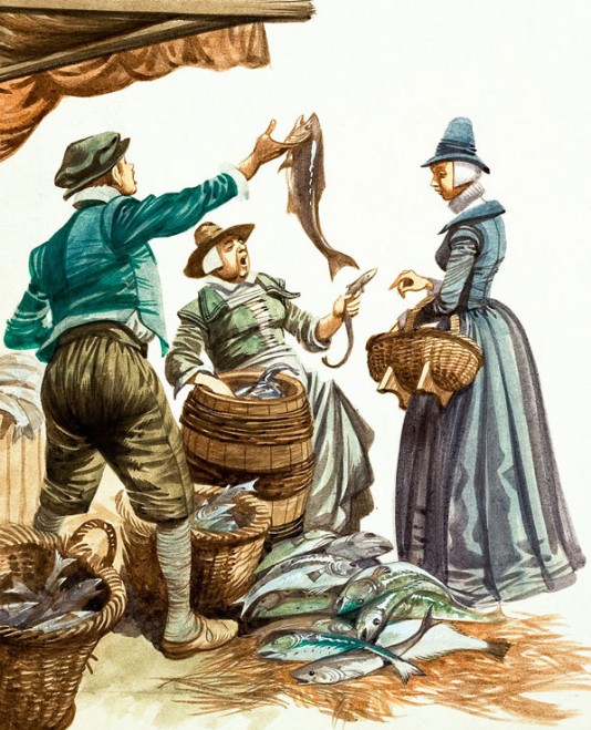 A fish market