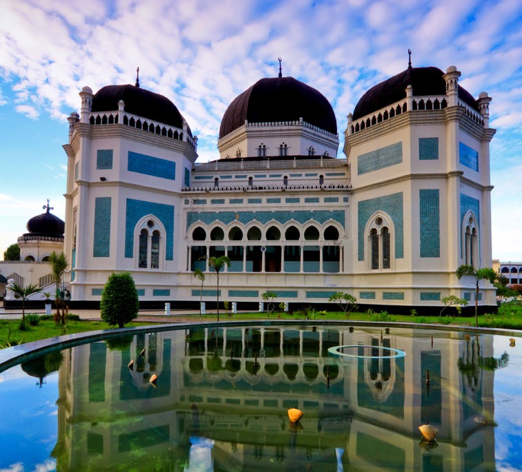 Mosque in Medan, North Sumatra