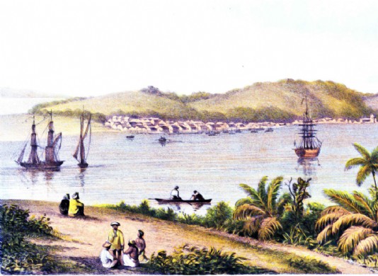 A 19th century painting of Riau (Riouw)