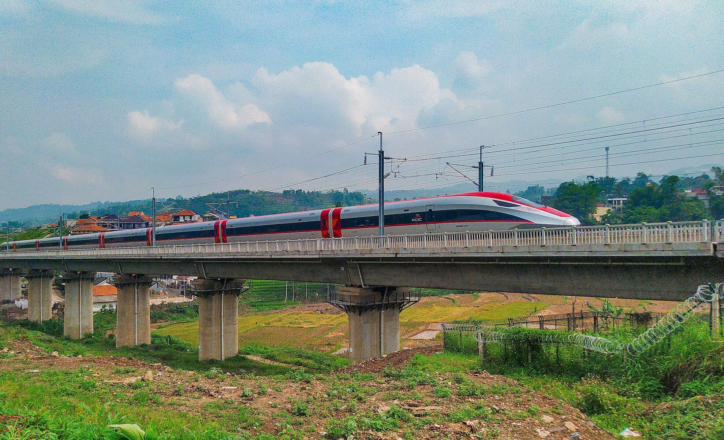 Whoosh, Indonesia's high-speed railway running between Jakarta and Bandung