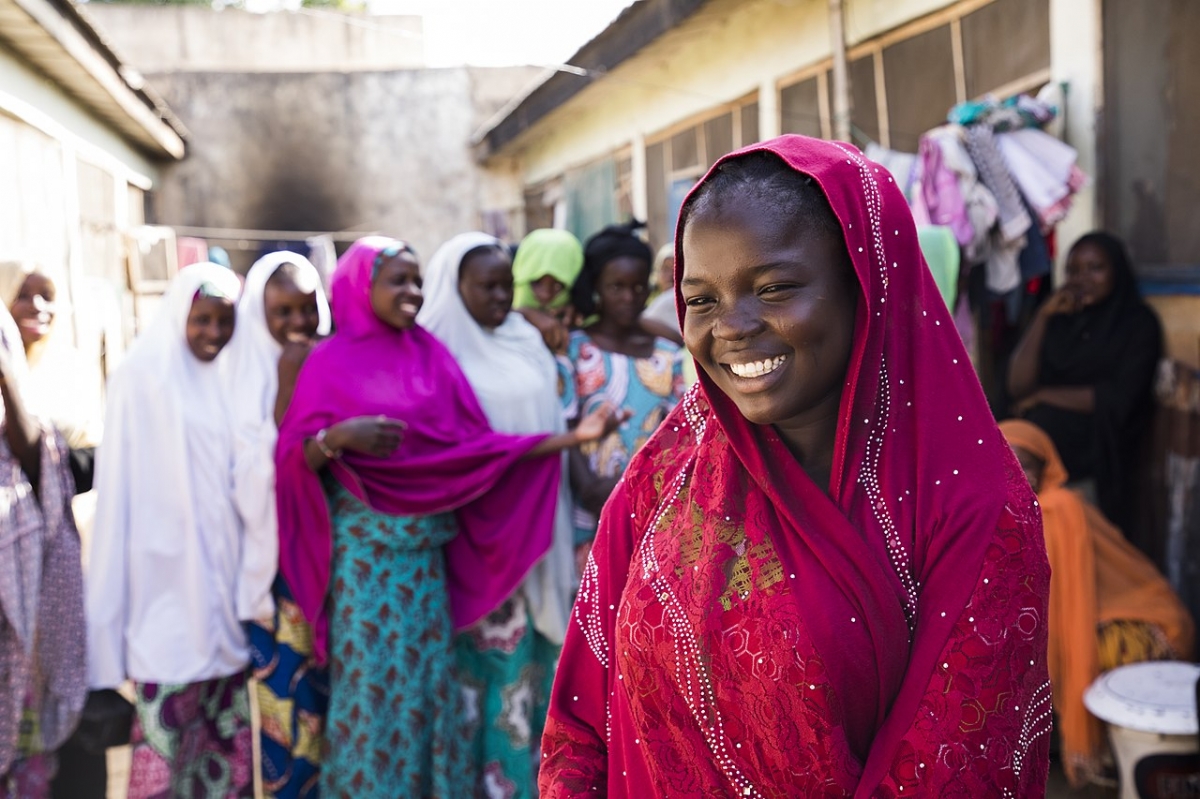 A young woman displaced by Boko Haram
