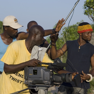 Shooting a Nollywood film