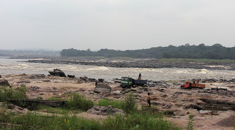 Rapids at the upper Livingstone Falls