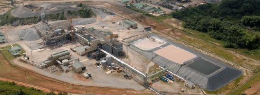 The Tarkwa gold mine in southwest Ghana