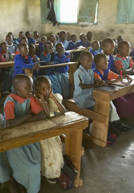 Schoolroom in Kenya