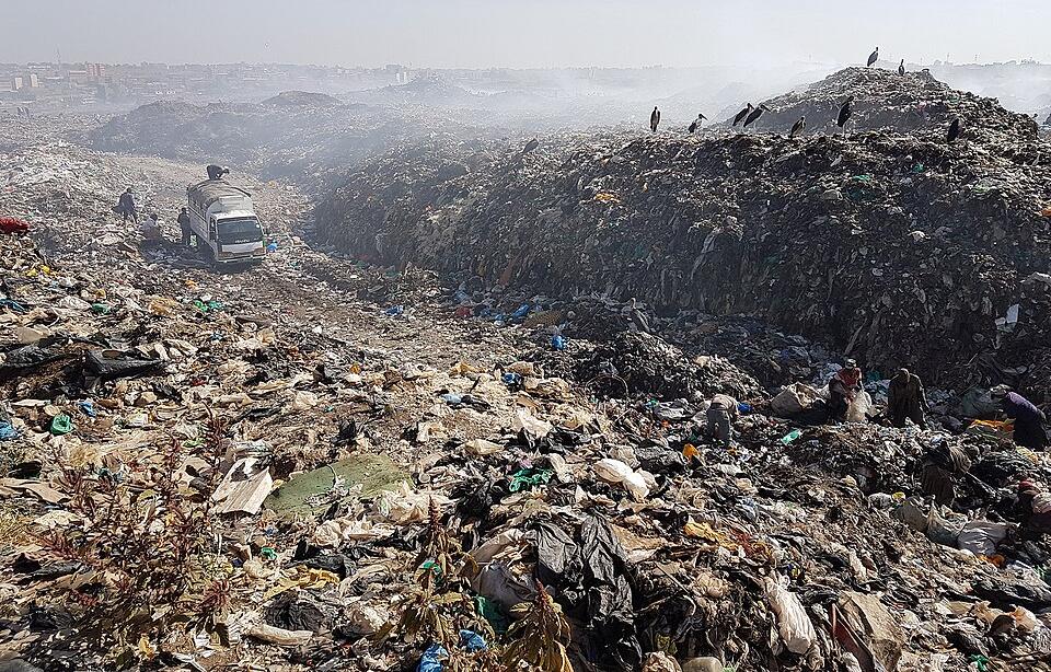 The Dandora dumping site, pictured in 2017
