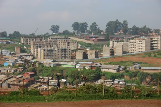 Apartments built to rehouse shantytown dwellers
