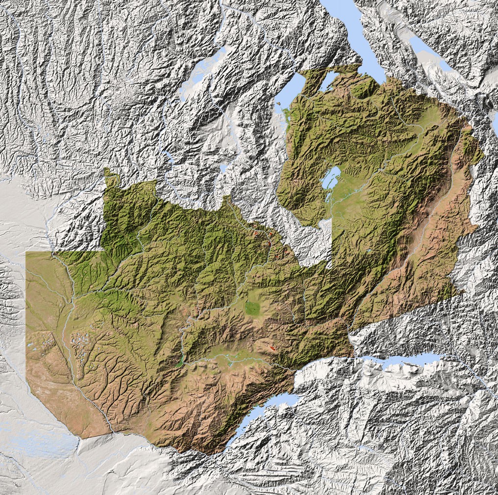 A map of Zambia
