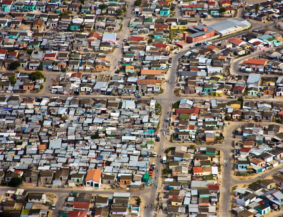 A township on the Flats, Cape Town