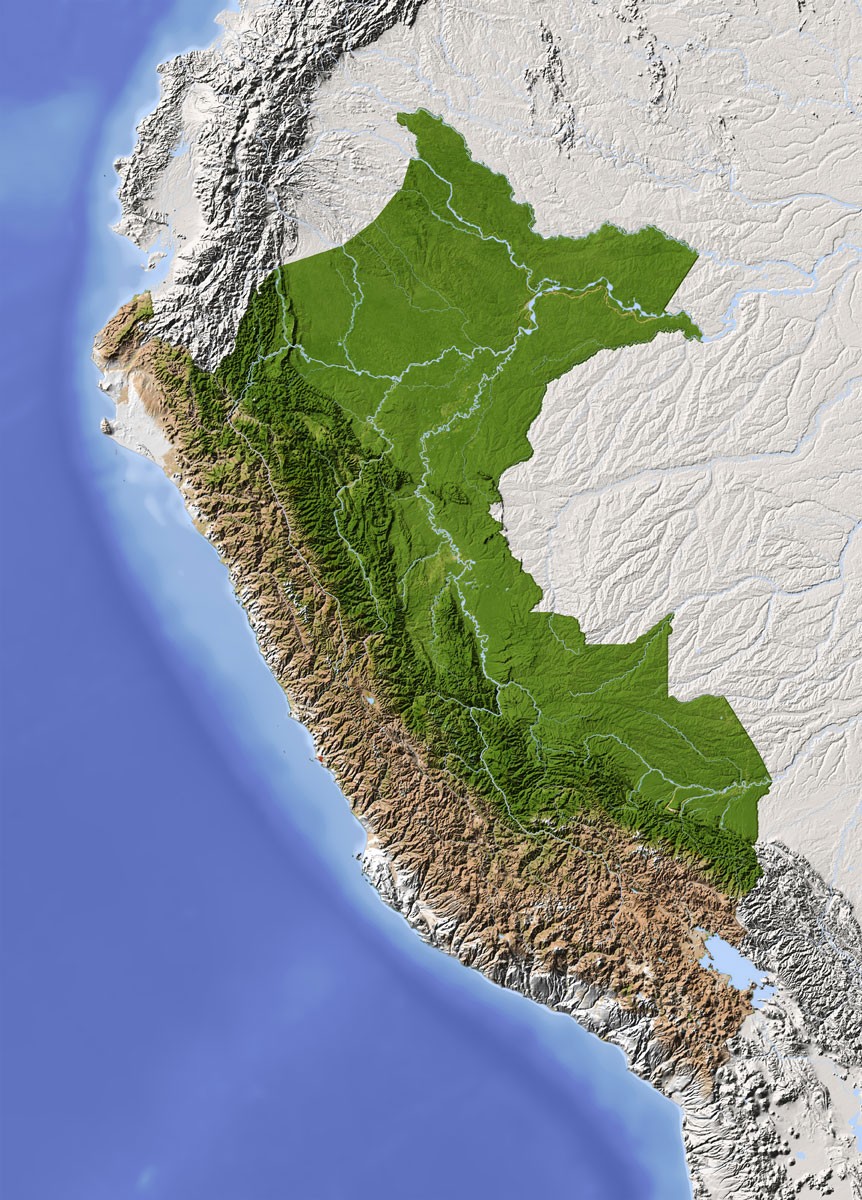 A map of Peru