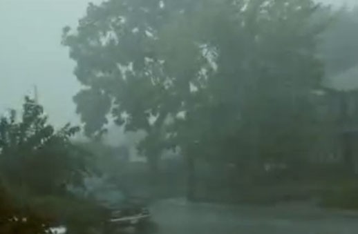 A very powerful storm in Ontario, Canada
