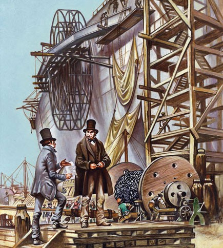 Great Eastern under construction