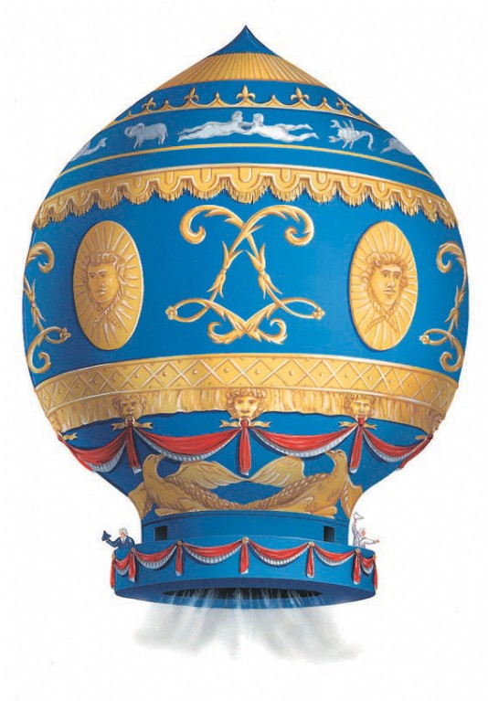 The Montgolfiers' balloon, Montgolfière