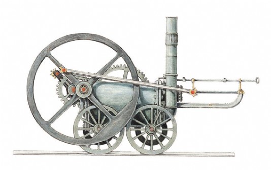 Trevithick's locomotive