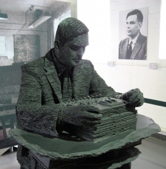 Sculpture of Alan Turing