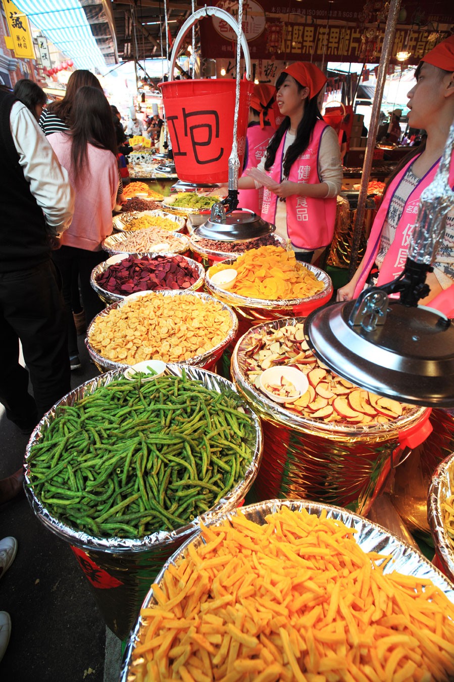 A market during Chinese New Year