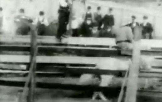 Kinetoscope footage from the 1890s