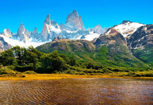 Mount Fitz Roy in the Patagonian Andes