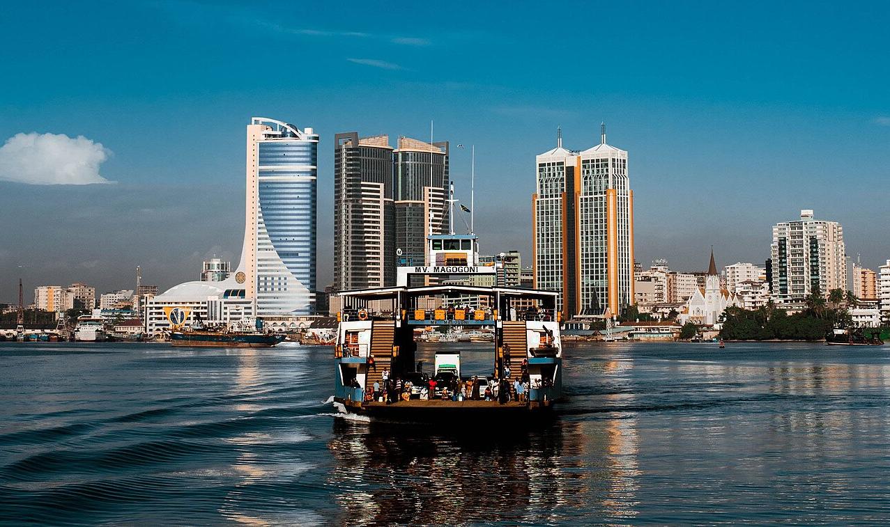 View of Dar es Salaam city centre