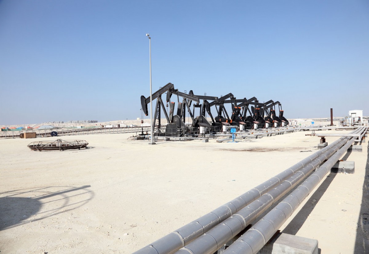Oil pumps in the desert