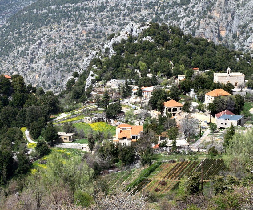 A Lebanese mountain village