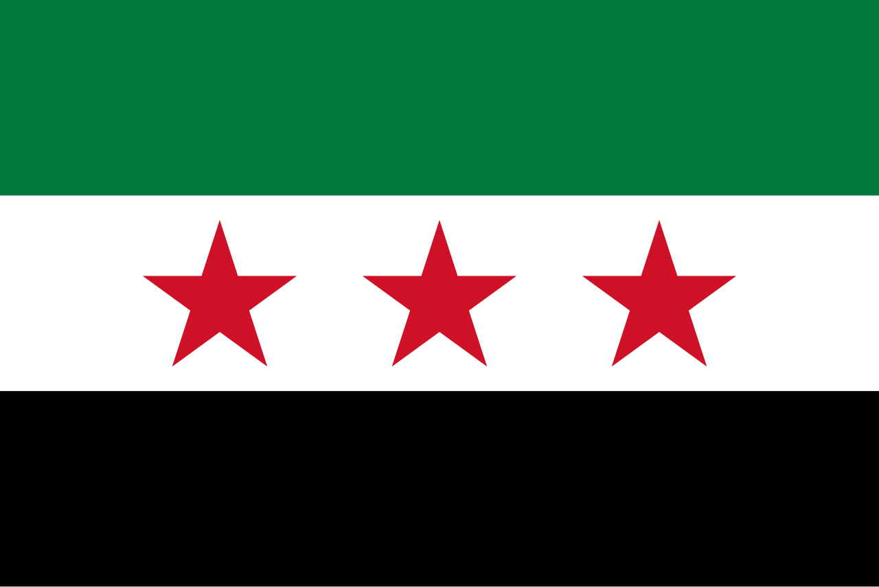 New flag of Syria (since 8th December 2024)