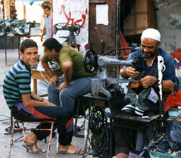 Family clothes business in Gaza