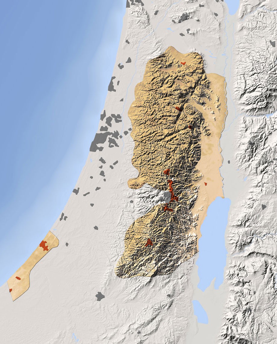 A map of Palestine