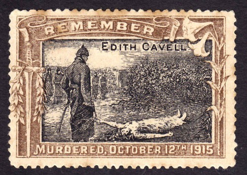 A propaganda stamp, issued 1916