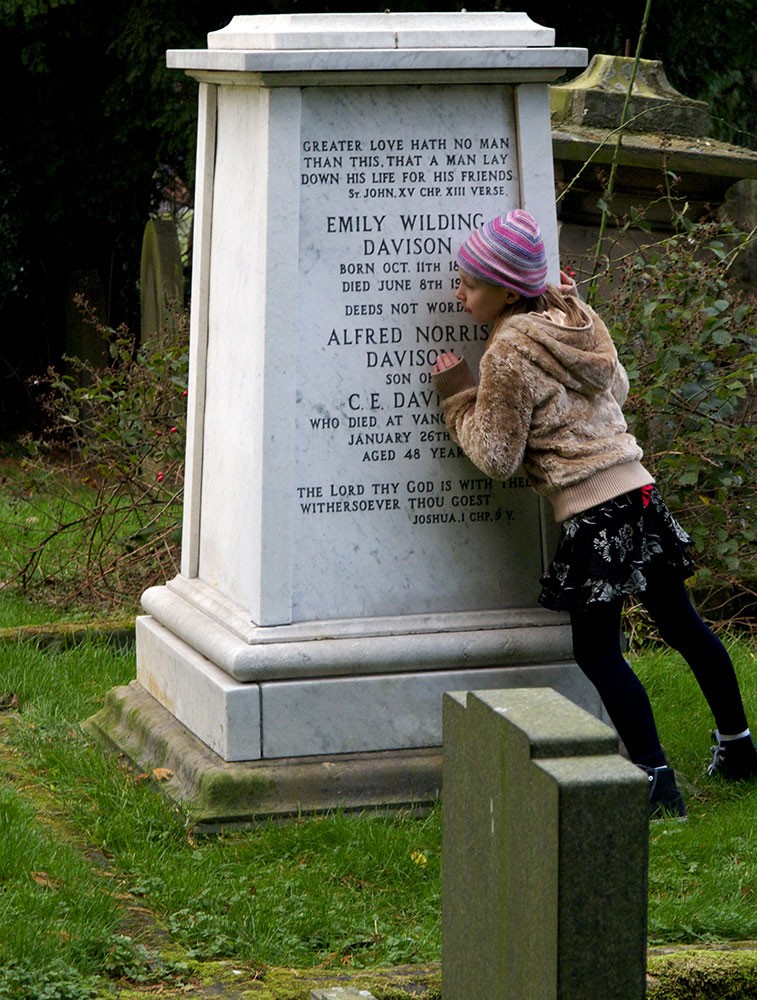 Emily Davison's gravestone