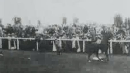 Footage of Emily Davison's action