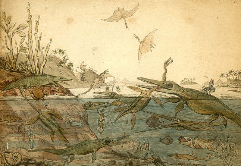 A painting by the geologist Henry de la Beche