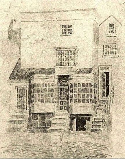 The Annings' house in Lyme Regis