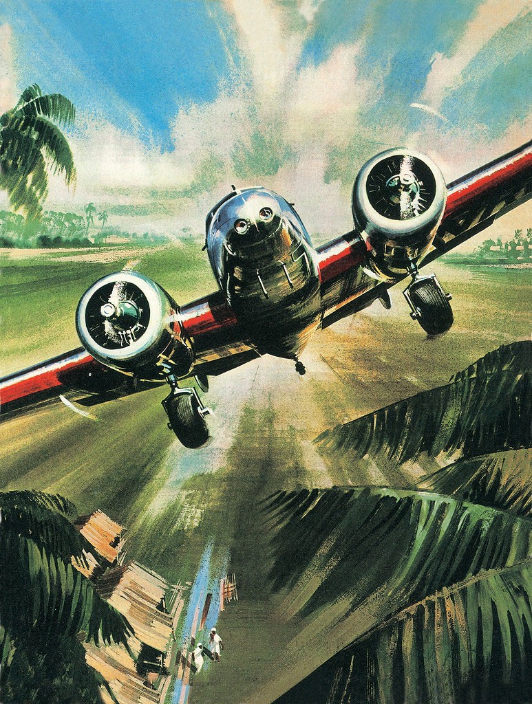 Amelia Earhart on her last flight